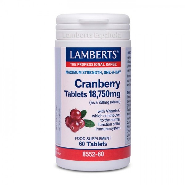 Lamberts Arándano Rojo 18.750mg 60 Cápsulas