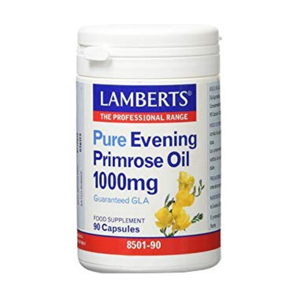 Aceite de Onagra Puro 1000mg 90 Caps 850190 Lamberts
